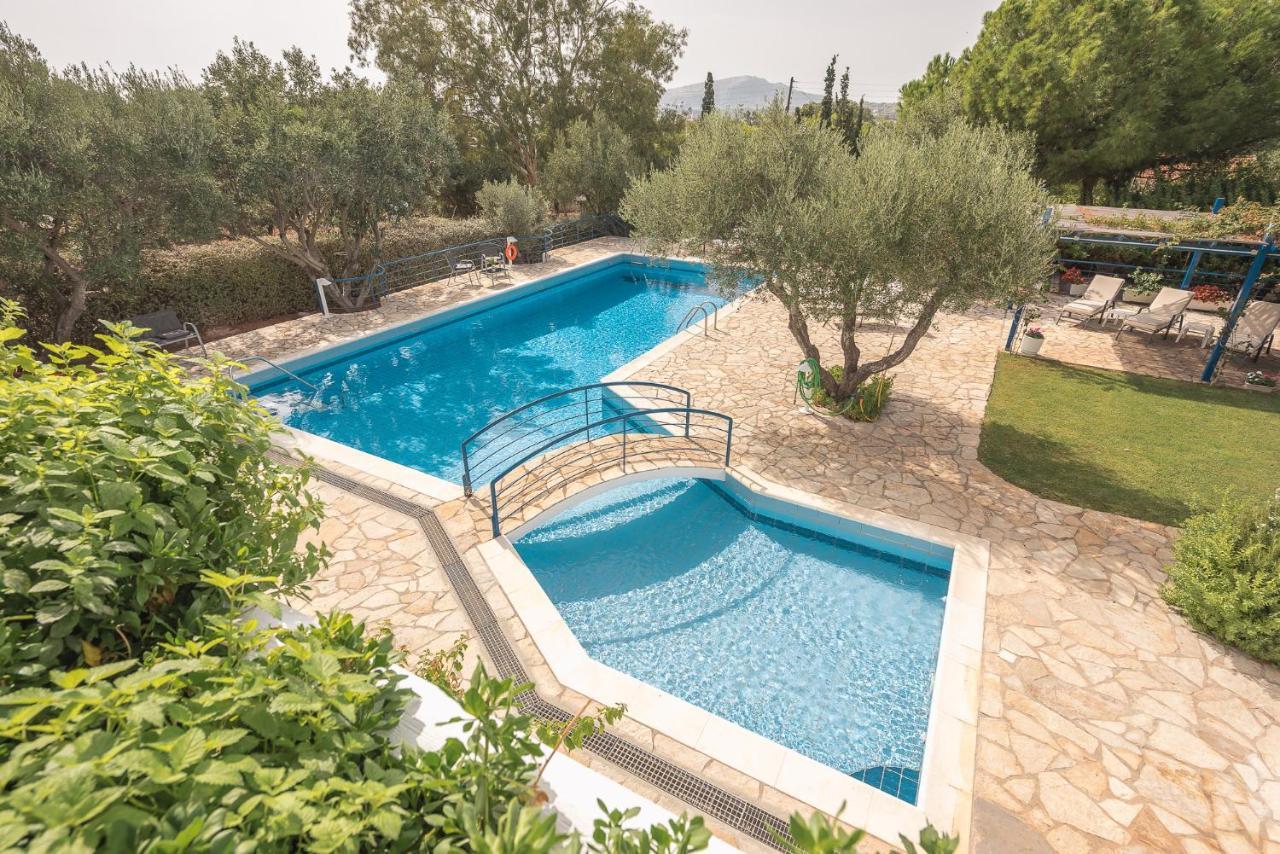 Summer Villa Pasiphae Private Pool - Bbq -Beach 2Min 苏尼翁 外观 照片