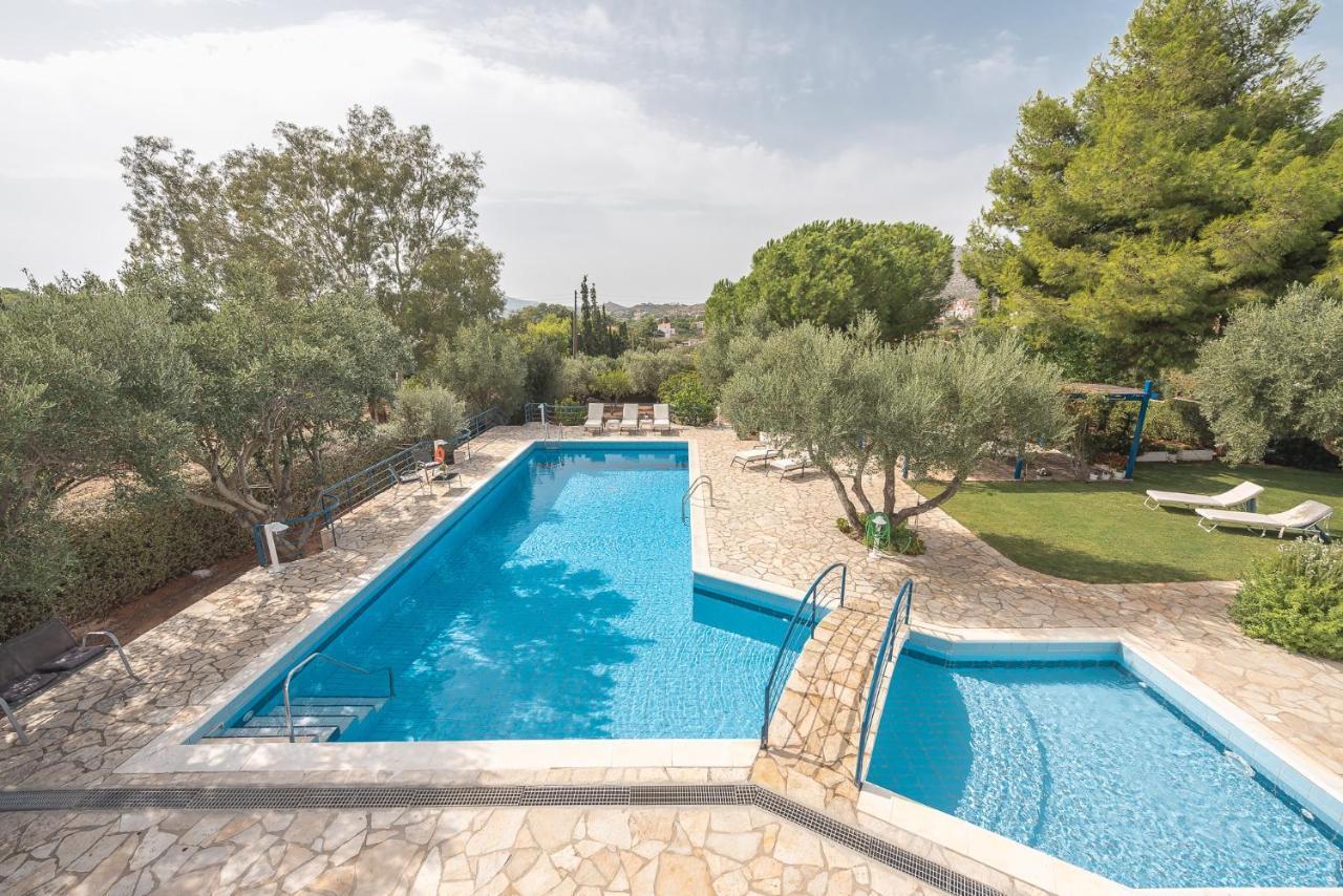 Summer Villa Pasiphae Private Pool - Bbq -Beach 2Min 苏尼翁 外观 照片