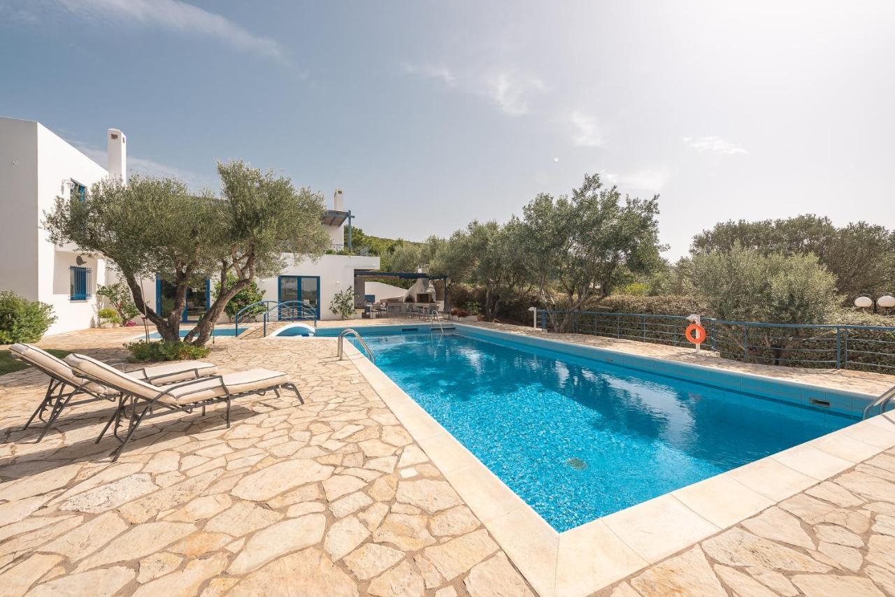 Summer Villa Pasiphae Private Pool - Bbq -Beach 2Min 苏尼翁 外观 照片