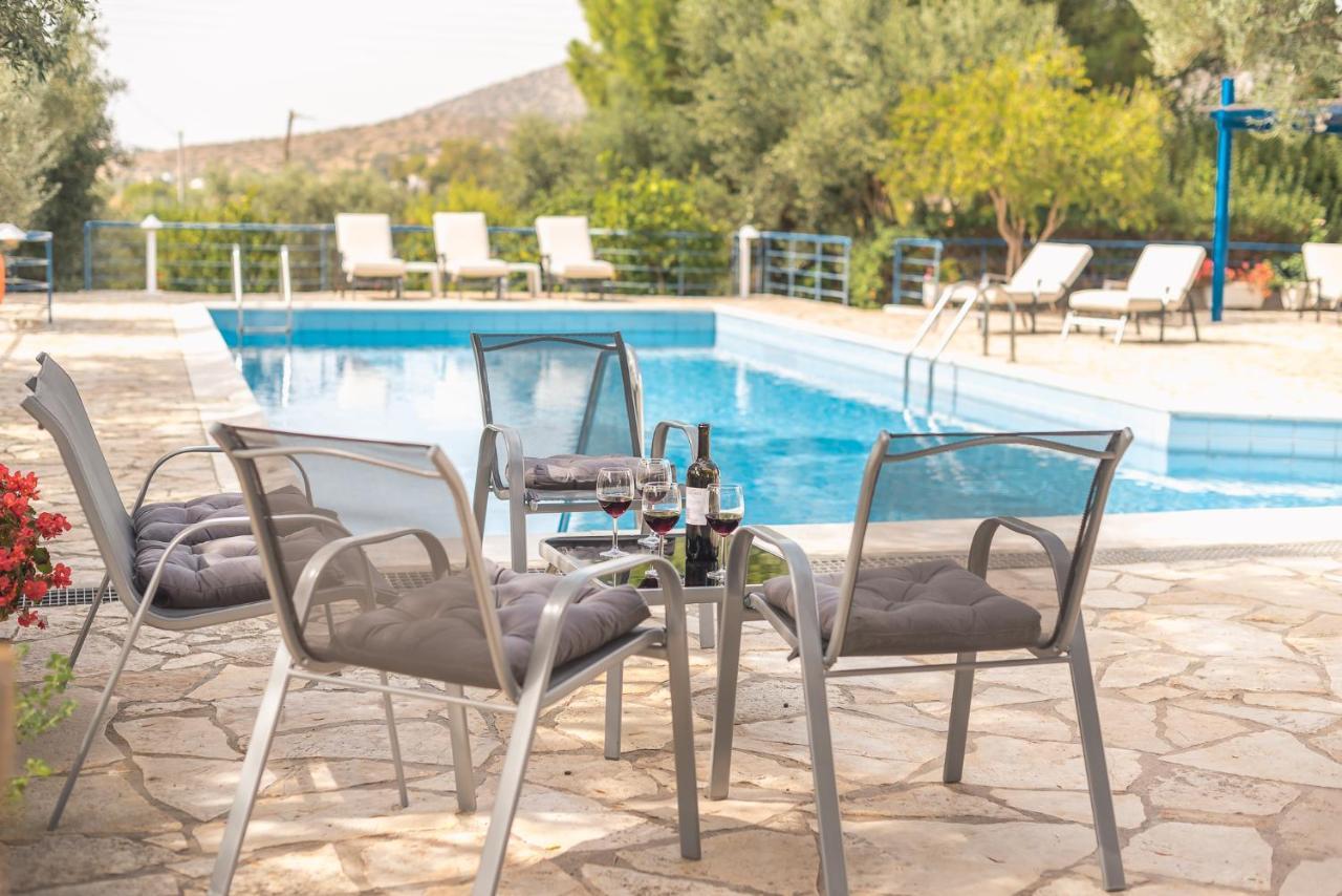 Summer Villa Pasiphae Private Pool - Bbq -Beach 2Min 苏尼翁 外观 照片